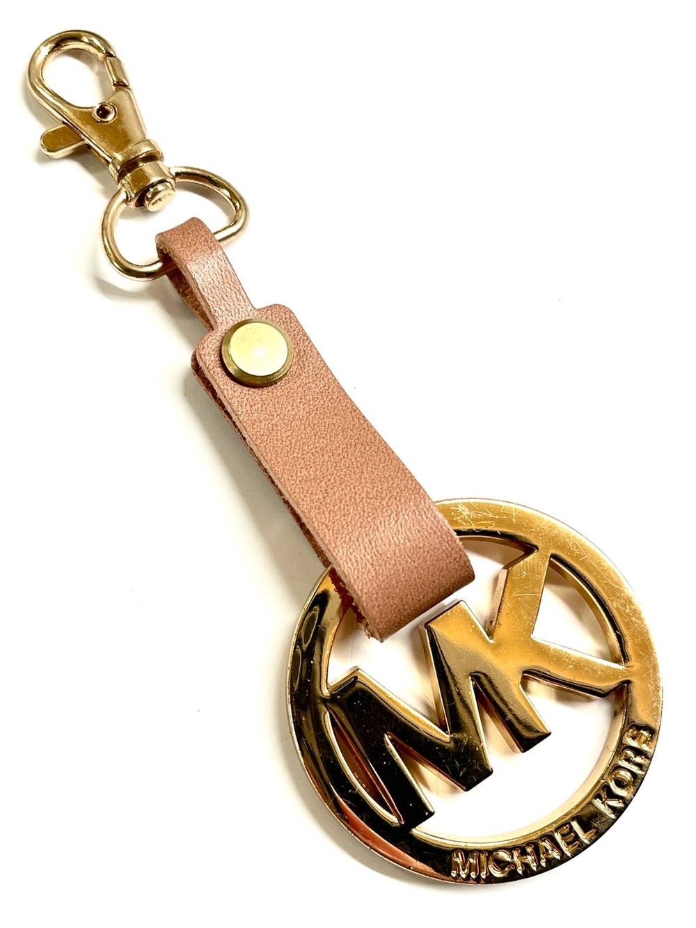 Michael Kors Goldtone Bag Charm GUC